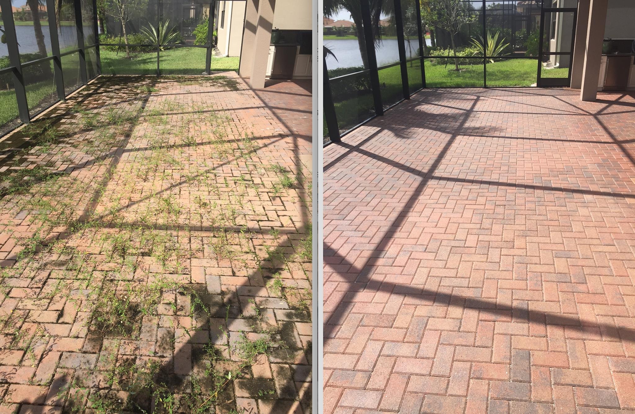 brick paver cleaning and paver sealing in west palm beach fl